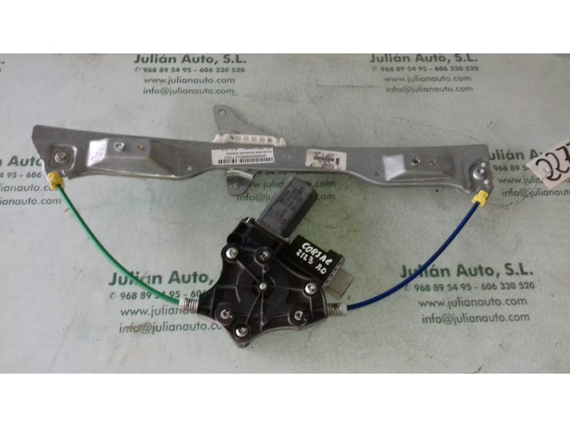 Recambio de elevalunas delantero derecho para opel corsa e expression referencia OEM IAM 19995YY0625 71019003 ELECTRICO