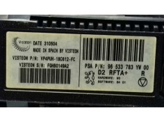 Recambio de mando climatizador para peugeot 407 st confort pack referencia OEM IAM 96533783YW VP4PUH18C612 VISTEON 2