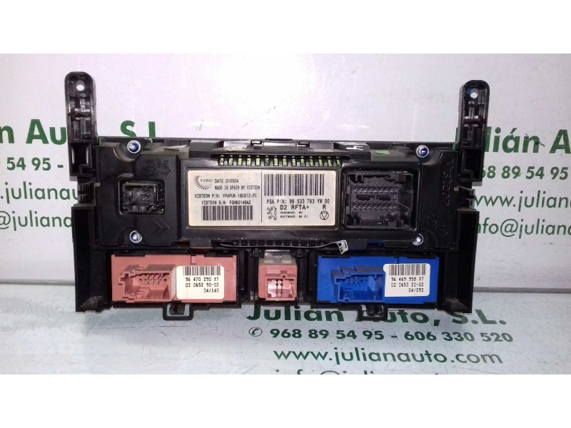 Recambio de mando climatizador para peugeot 407 st confort pack referencia OEM IAM 96533783YW VP4PUH18C612 VISTEON