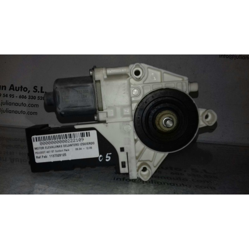 Recambio de motor elevalunas delantero izquierdo para peugeot 407 st confort pack referencia OEM IAM 1137328125 0130822200 99465