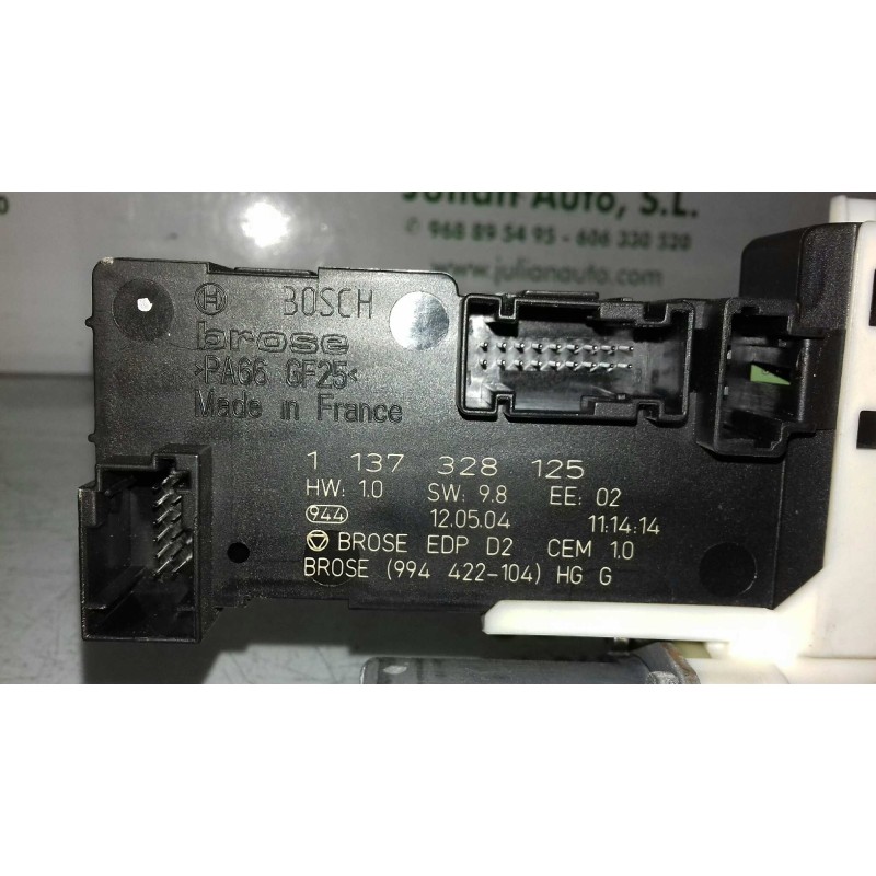 Recambio de motor elevalunas delantero izquierdo para peugeot 407 st confort pack referencia OEM IAM 1137328125 0130822200 99465