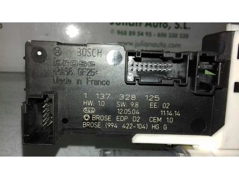 Recambio de motor elevalunas delantero izquierdo para peugeot 407 st confort pack referencia OEM IAM 1137328125 0130822200 99465