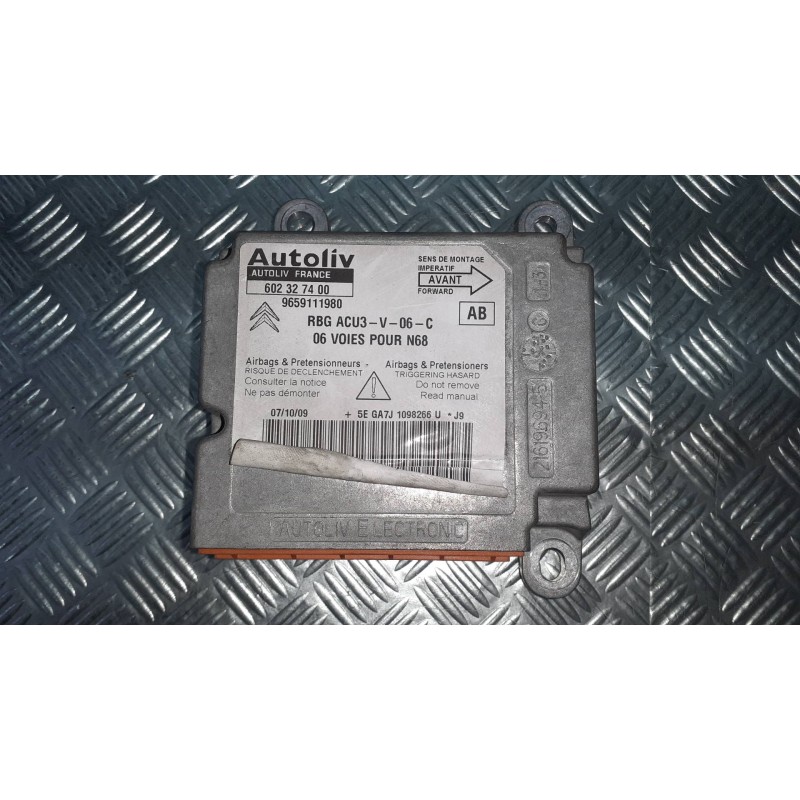 Recambio de centralita airbag para citroen xsara picasso 1.6 hdi 90 exclusive referencia OEM IAM 9659111980  602327400