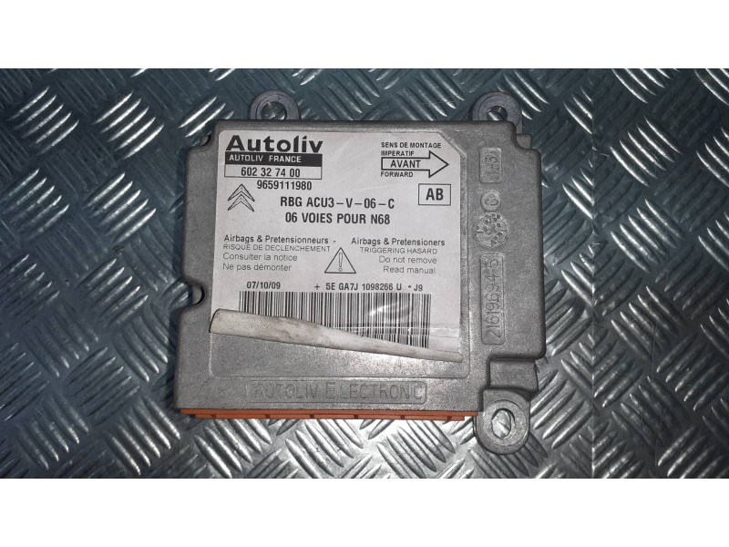 Recambio de centralita airbag para citroen xsara picasso 1.6 hdi 90 exclusive referencia OEM IAM 9659111980  602327400