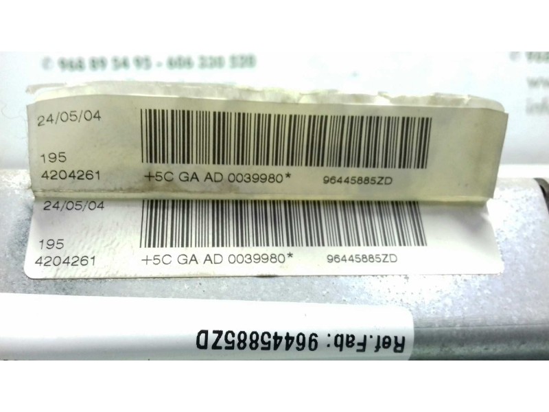 Recambio de airbag delantero izquierdo para peugeot 407 st confort pack referencia OEM IAM 96445885ZD  RODILLA