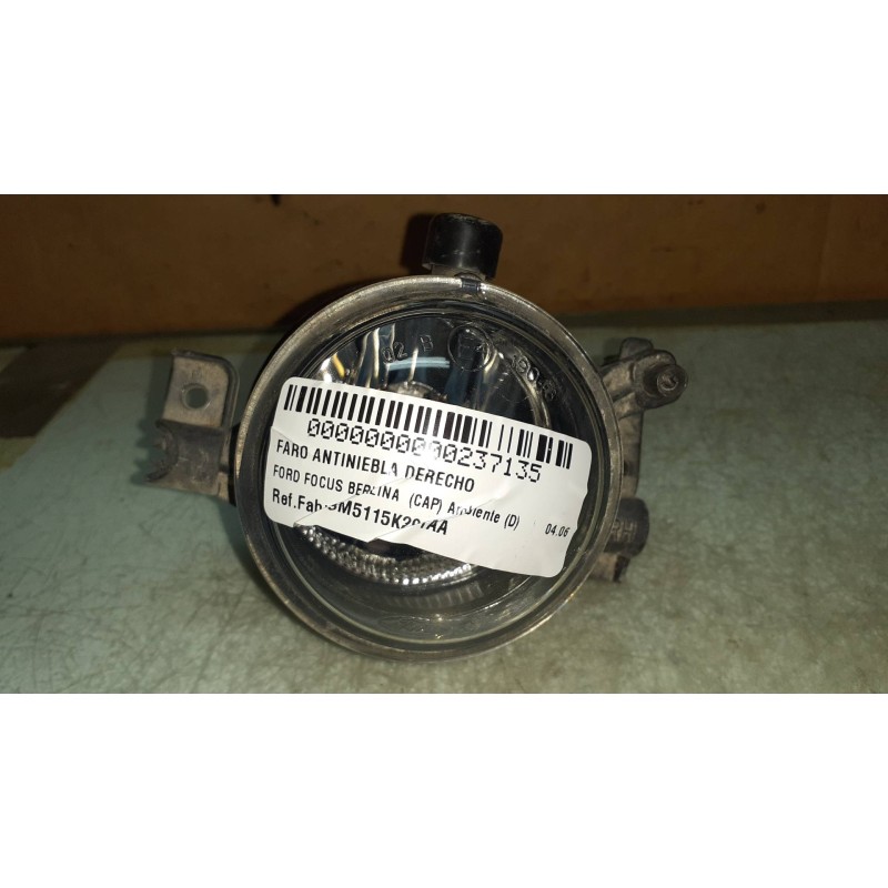 Recambio de faro antiniebla derecho para ford focus berlina (cap) ambiente (d) referencia OEM IAM 3M5115K201AA 19046 E419046