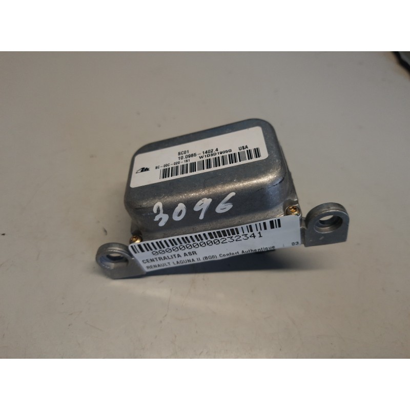 Recambio de centralita asr para renault laguna ii (bg0) confort authentique referencia OEM IAM 8200301391 10098004152 ATE