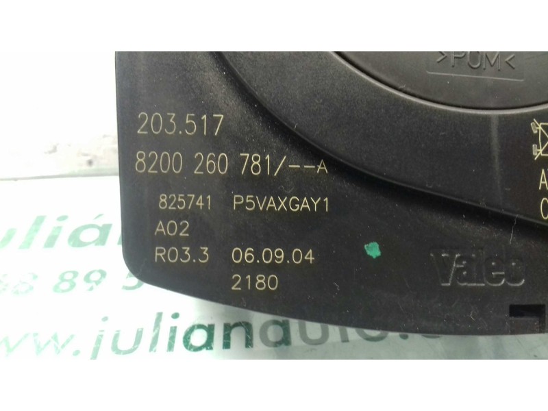 Recambio de anillo airbag para renault laguna ii grandtour (kg0) privilege luxe referencia OEM IAM 8200260781 203517 VALEO