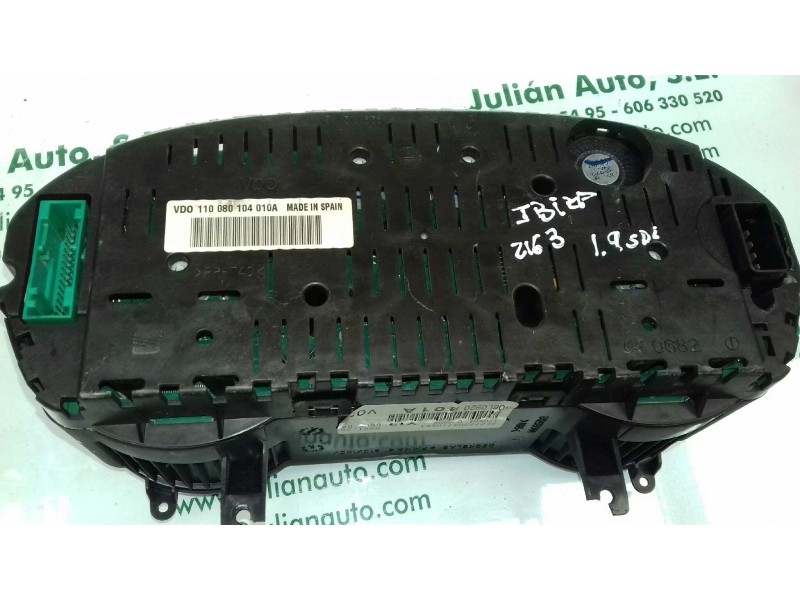 Recambio de centralita motor uce para seat ibiza (6l1) cool referencia OEM IAM 038906012HP 0281011320 KIT - BOSCH