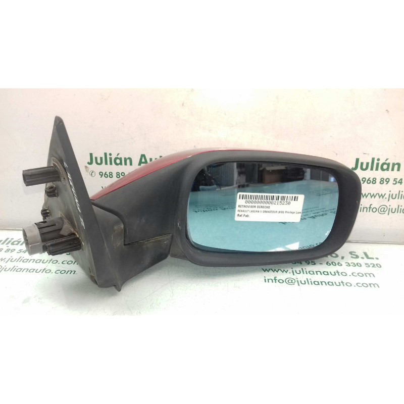 Recambio de retrovisor derecho para renault laguna ii grandtour (kg0) privilege luxe referencia OEM IAM  ABATIBLE ELECTRICO