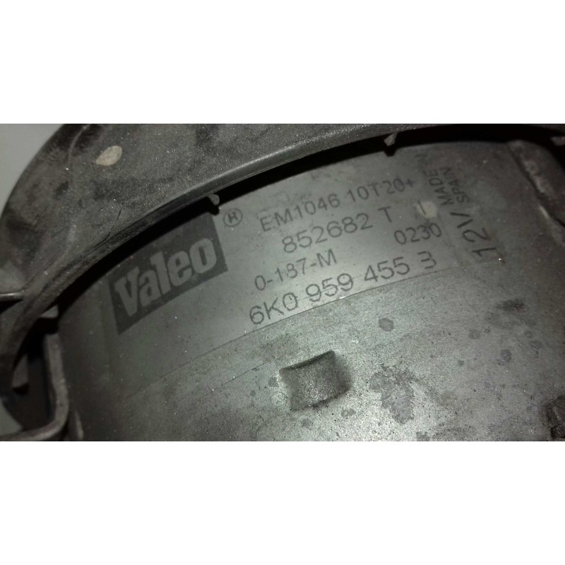 Recambio de electroventilador para seat ibiza (6k1) select referencia OEM IAM 6K0959455B DERECHO PEQUEÑO