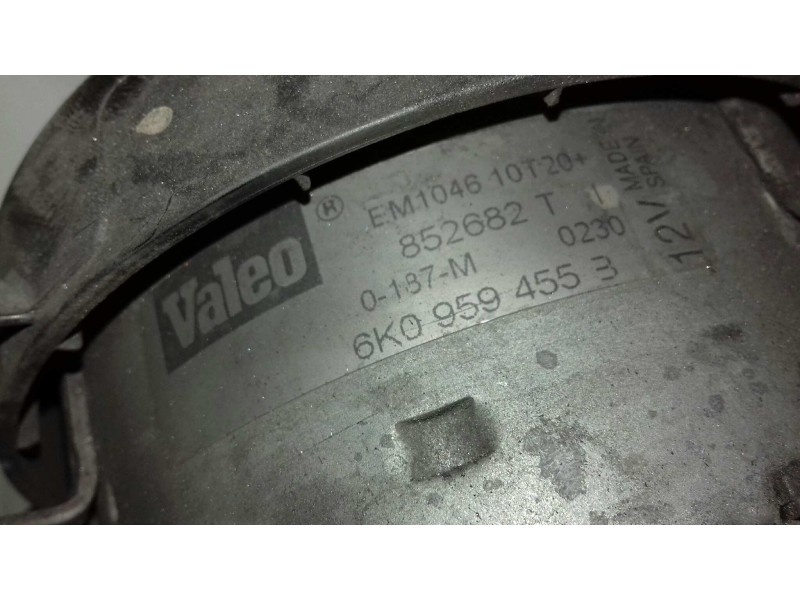 Recambio de electroventilador para seat ibiza (6k1) select referencia OEM IAM 6K0959455B DERECHO PEQUEÑO