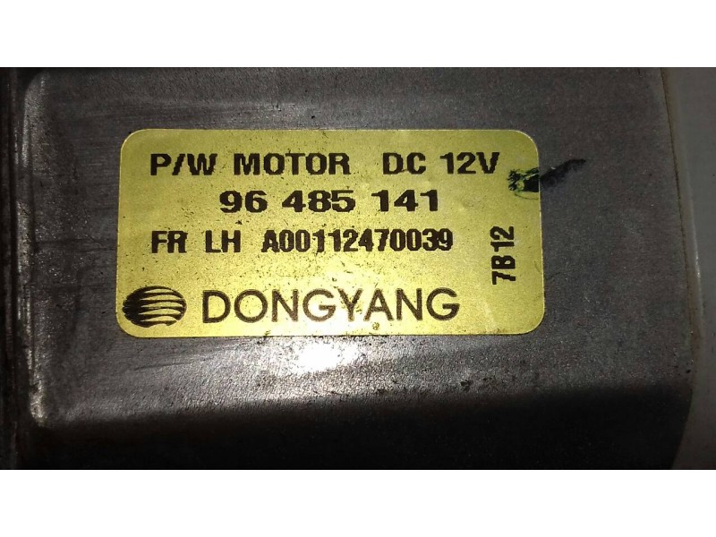 Recambio de elevalunas delantero izquierdo para chevrolet matiz s referencia OEM IAM 96485141 CONECTOR 2 PINES ELECTRICO