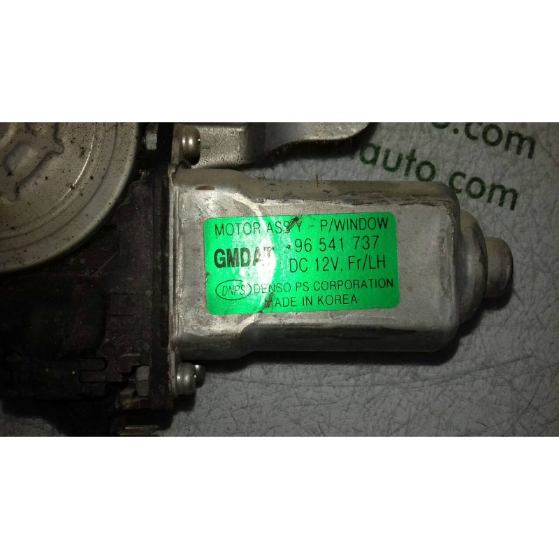 Recambio de elevalunas delantero izquierdo para chevrolet kalos 1.2 s (d/a) referencia OEM IAM 96541737 CONECTOR 2 PINES ELECTRI