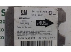 Recambio de centralita airbag para opel astra g berlina club referencia OEM IAM 24416703DL 1923594 5WK42977 2