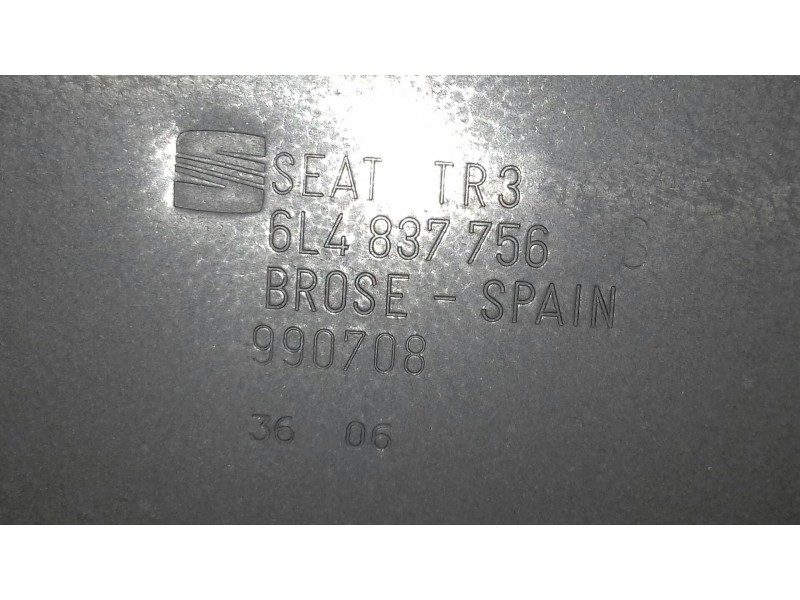 Recambio de elevalunas delantero derecho para seat ibiza (6l1) f.r. referencia OEM IAM 6L4837752ER  ELECTRICO