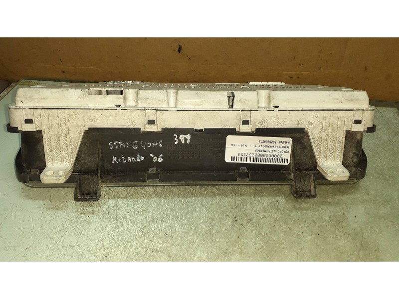 Recambio de cuadro instrumentos para ssangyong korando 2.9 tdi referencia OEM IAM 8020206212 11000821010S 