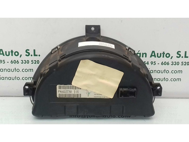 Recambio de cuadro instrumentos para citroen c3 1.4 16v stop&start referencia OEM IAM P9660225780 9660225780 