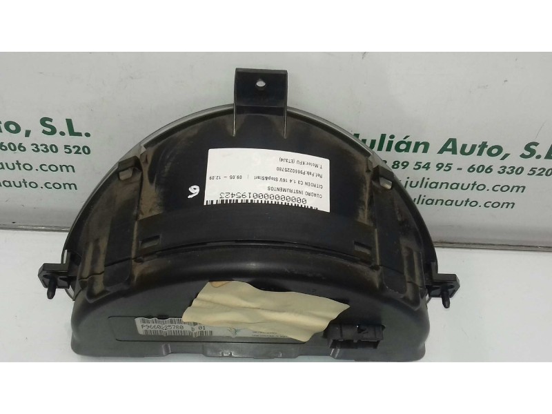 Recambio de cuadro instrumentos para citroen c3 1.4 16v stop&start referencia OEM IAM P9660225780 9660225780 