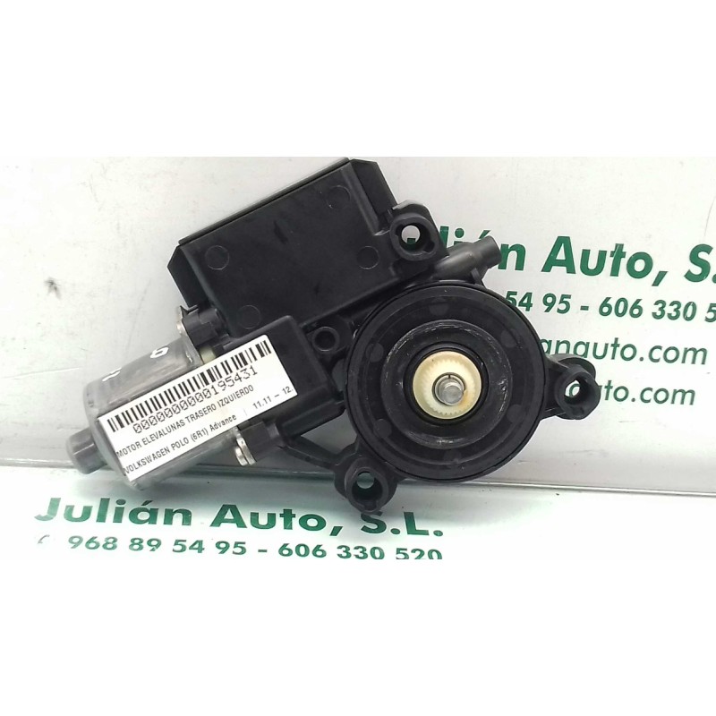 Recambio de motor elevalunas trasero izquierdo para volkswagen polo (6r1) advance referencia OEM IAM 6R0959811G S850311053E 0130