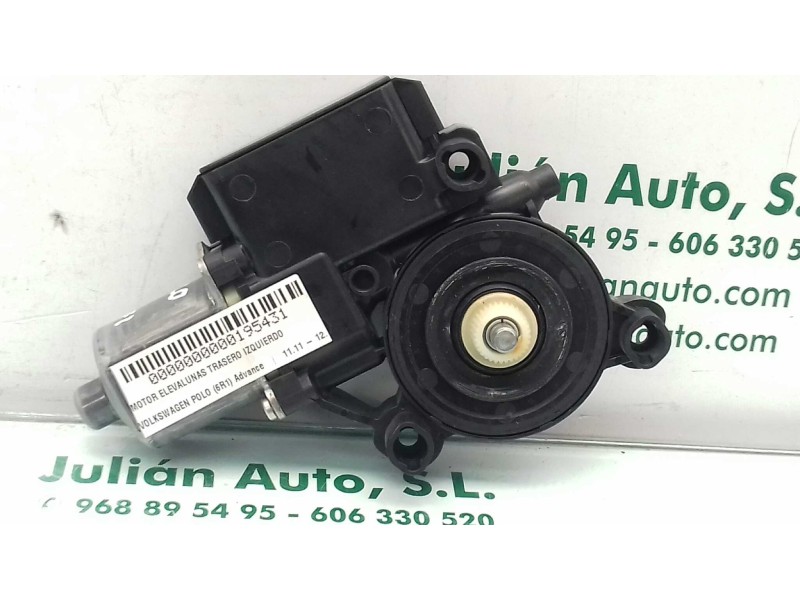 Recambio de motor elevalunas trasero izquierdo para volkswagen polo (6r1) advance referencia OEM IAM 6R0959811G S850311053E 0130