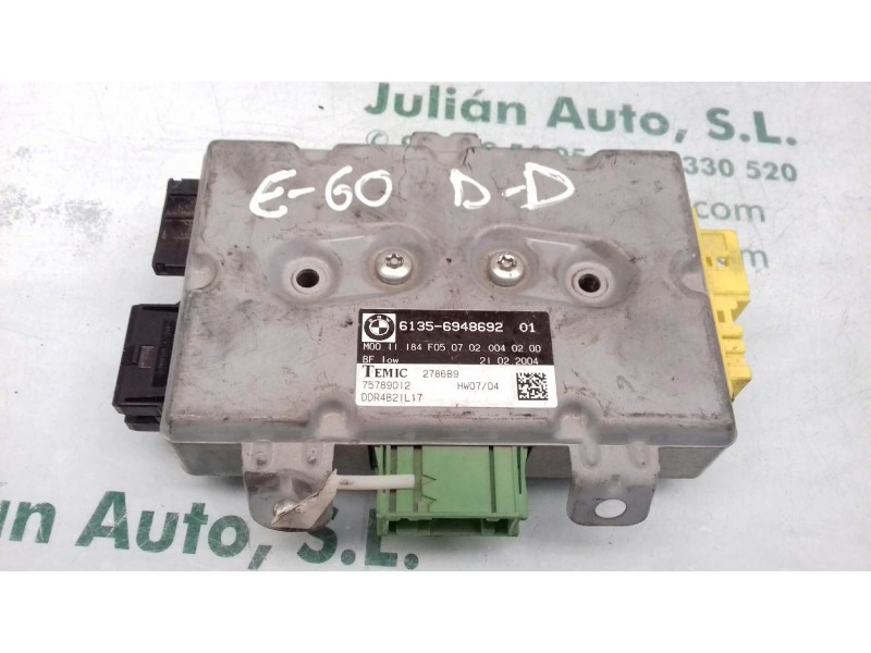 Recambio de centralita airbag para bmw serie 5 berlina (e60) 530d referencia OEM IAM 6135694869201 75789012 TEMIC Recambio de centralita airbag para bmw serie 5 berlina (e60) 530d referencia OEM IAM 6135694869201 75789012 TEMIC