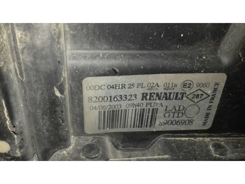 Recambio de faro izquierdo para renault laguna ii (bg0) confort authentique referencia OEM IAM 8200163323 89035113 XENON
