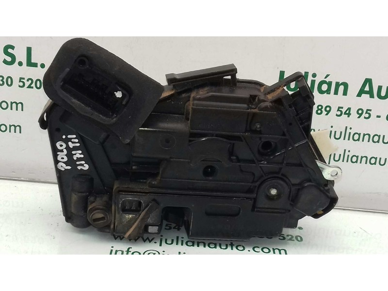 Recambio de cerradura puerta trasera izquierda para volkswagen polo (6r1) advance referencia OEM IAM 6R4839015  7 PINES