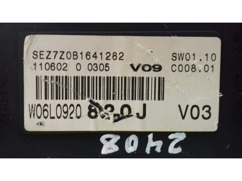 Recambio de centralita motor uce para seat ibiza (6l1) signo referencia OEM IAM 038906019HT 0281010947 KIT - BOSCH