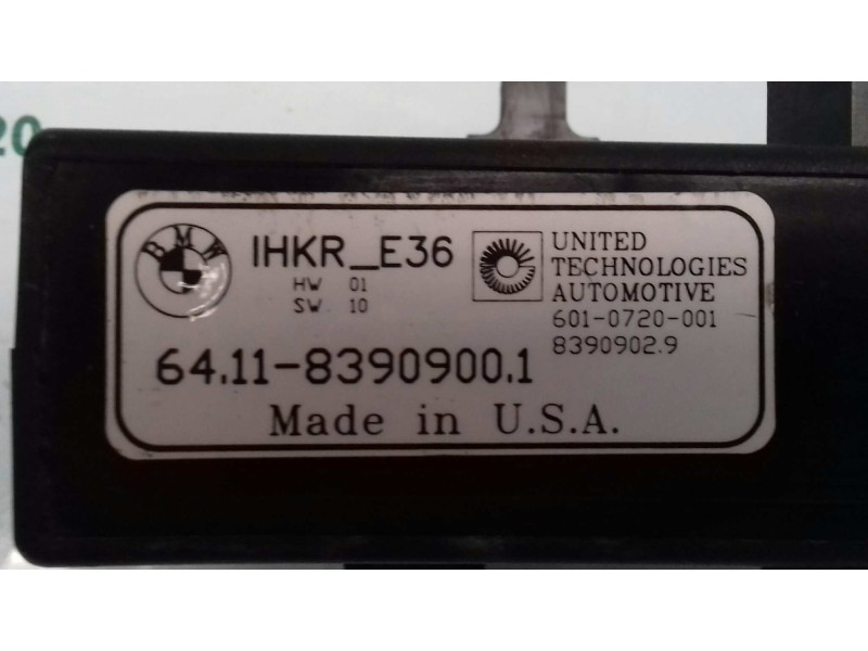 Recambio de modulo electronico para bmw serie 3 berlina (e36) 318i referencia OEM IAM 641183909001 83909029 CLIMATIZADOR Recambio de modulo electronico para bmw serie 3 berlina (e36) 318i referencia OEM IAM 641183909001 83909029 CLIMATIZADOR