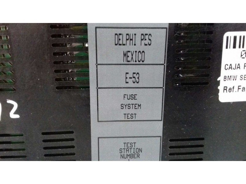 Recambio de caja reles / fusibles para bmw x5 (e53) 3.0d referencia OEM IAM 8380407  