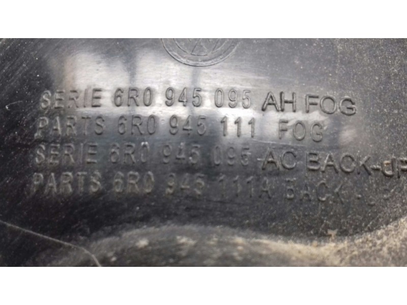 Recambio de piloto trasero izquierdo para volkswagen polo (6r1) advance referencia OEM IAM 6R0945095 6R0945111 6R0945095