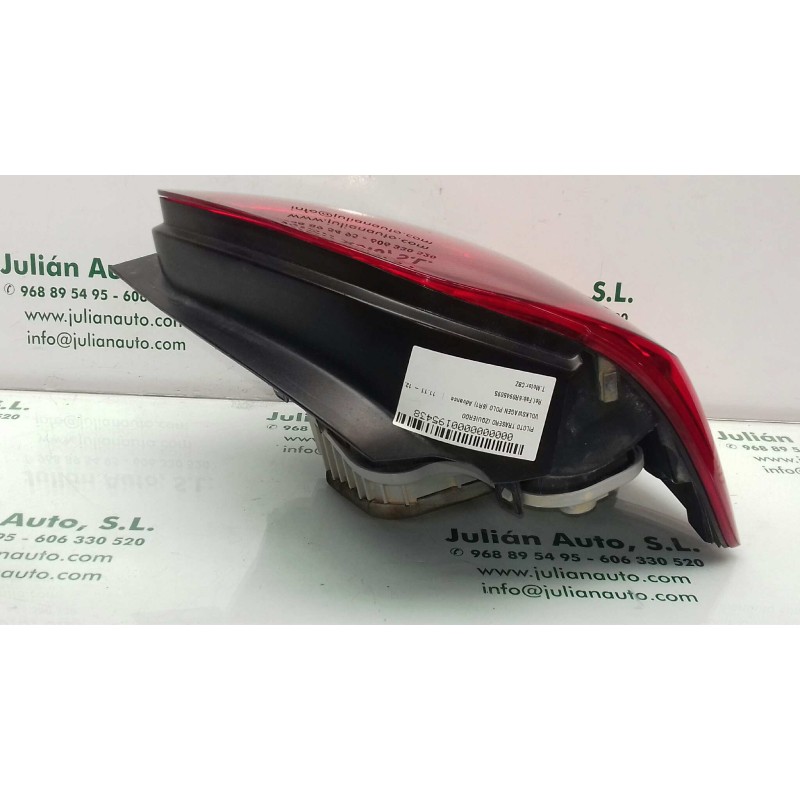 Recambio de piloto trasero izquierdo para volkswagen polo (6r1) advance referencia OEM IAM 6R0945095 6R0945111 6R0945095