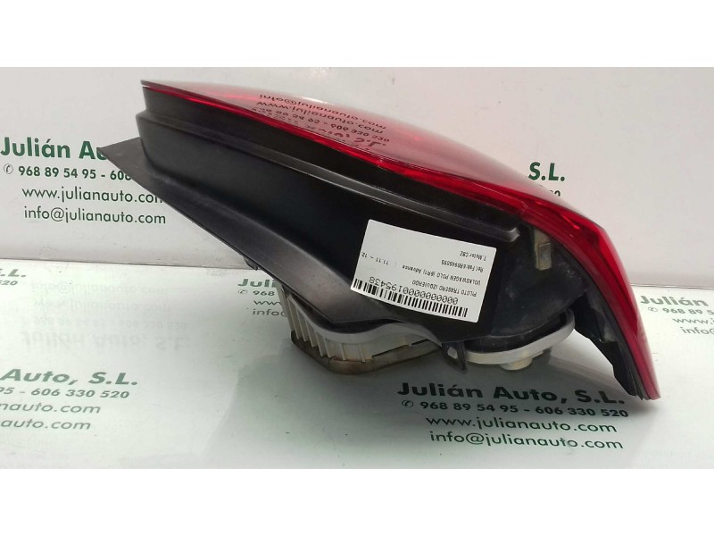 Recambio de piloto trasero izquierdo para volkswagen polo (6r1) advance referencia OEM IAM 6R0945095 6R0945111 6R0945095