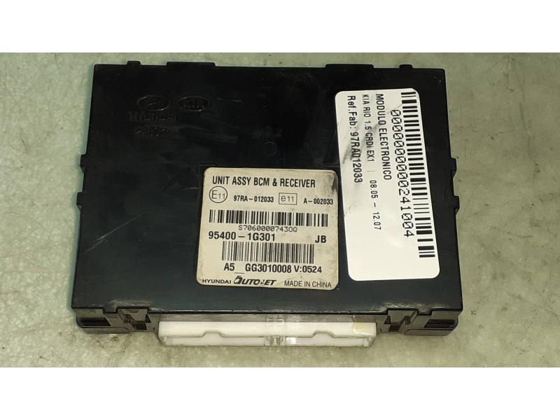 Recambio de modulo electronico para kia rio 1.5 crdi ex1 referencia OEM IAM 97RA012033 954001G301 A002033