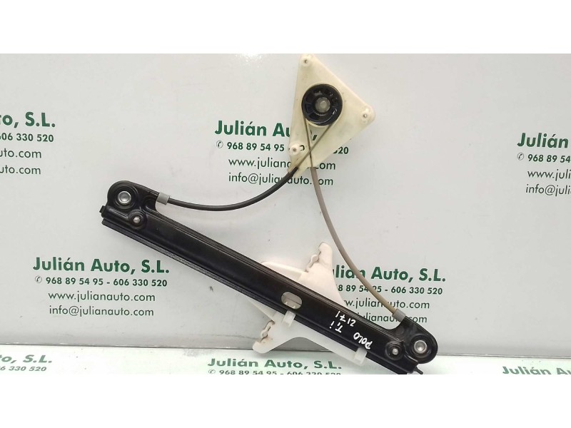 Recambio de elevalunas trasero izquierdo para volkswagen polo (6r1) advance referencia OEM IAM 6R4839461F  ELECTRICO