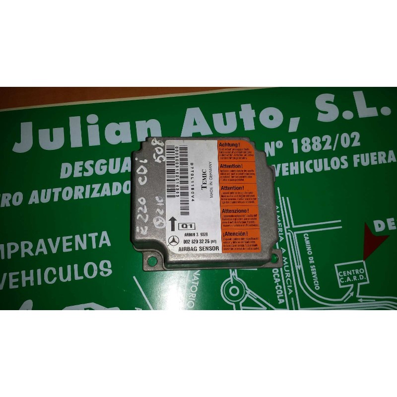 Recambio de centralita airbag para mercedes-benz clase e (w210) berlina diesel 220 cdi (210.006) referencia OEM IAM 0028203226  