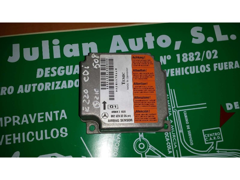Recambio de centralita airbag para mercedes-benz clase e (w210) berlina diesel 220 cdi (210.006) referencia OEM IAM 0028203226  