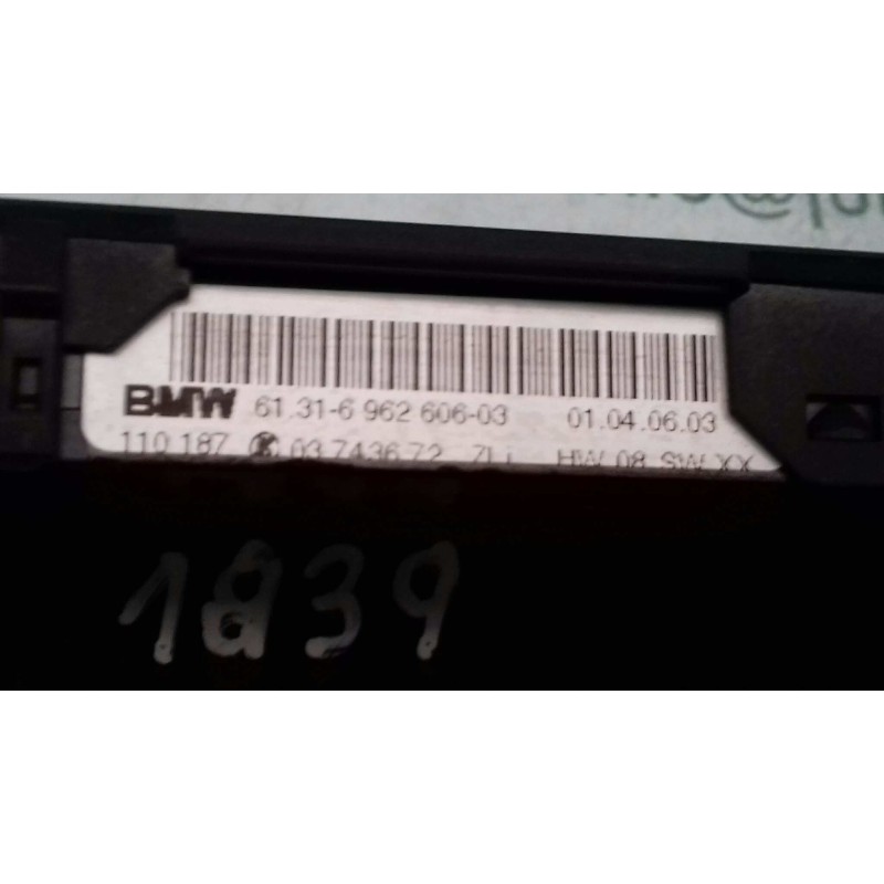 Recambio de interruptor para mercedes-benz clase b (w245) 180 cdi (245.207) referencia OEM IAM 6131696260603 03743672 CALEFACCIÓ