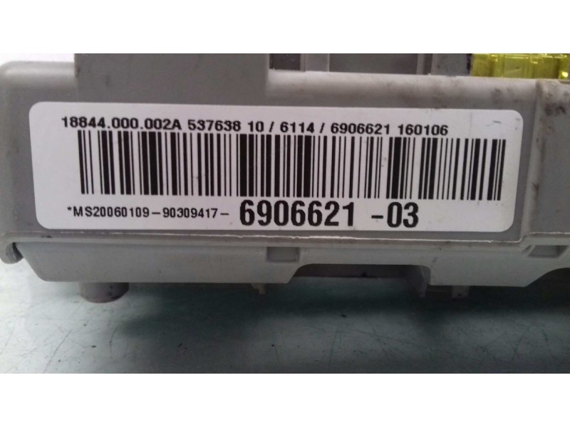 Recambio de caja reles / fusibles para bmw serie 3 touring (e91) 320d referencia OEM IAM 690662103 30963241030101  Recambio de caja reles / fusibles para bmw serie 3 touring (e91) 320d referencia OEM IAM 690662103 30963241030101