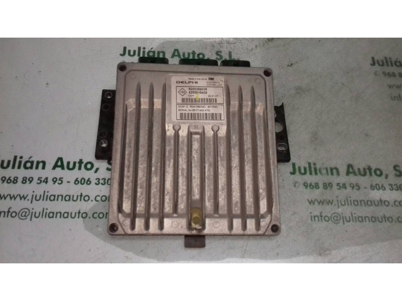 Recambio de centralita motor uce para renault clio iii confort expression referencia OEM IAM 8200399038 R0410B034C DELPHI