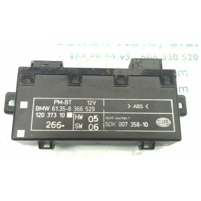 Recambio de centralita cierre para bmw serie 5 berlina (e39) 2.5 24v referencia OEM IAM 61358366529 5DK00735810 HW05SW06