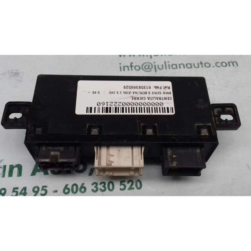 Recambio de centralita cierre para bmw serie 5 berlina (e39) 2.5 24v referencia OEM IAM 61358366529 5DK00735810 HW05SW06 Recambio de centralita cierre para bmw serie 5 berlina (e39) 2.5 24v referencia OEM IAM 61358366529 5DK00735810 HW05SW06