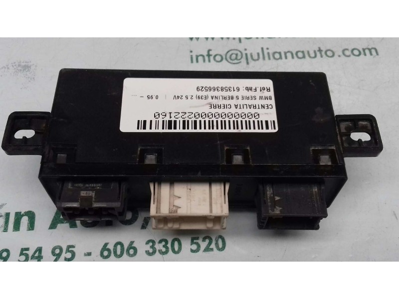 Recambio de centralita cierre para bmw serie 5 berlina (e39) 2.5 24v referencia OEM IAM 61358366529 5DK00735810 HW05SW06 Recambio de centralita cierre para bmw serie 5 berlina (e39) 2.5 24v referencia OEM IAM 61358366529 5DK00735810 HW05SW06