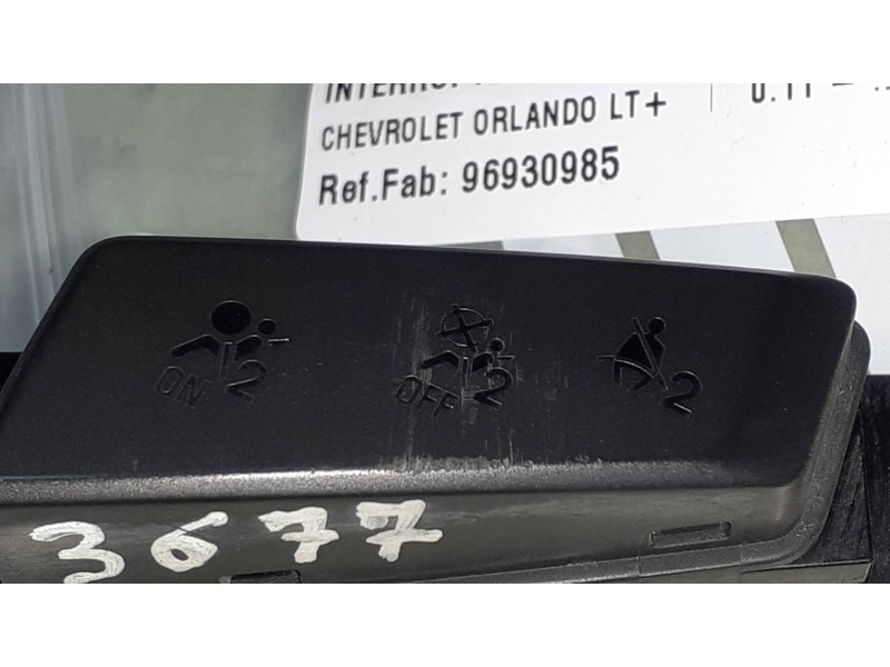 Recambio de interruptor para chevrolet orlando lt+ referencia OEM IAM 96930985 202007564 CONECTOR 6 PINES