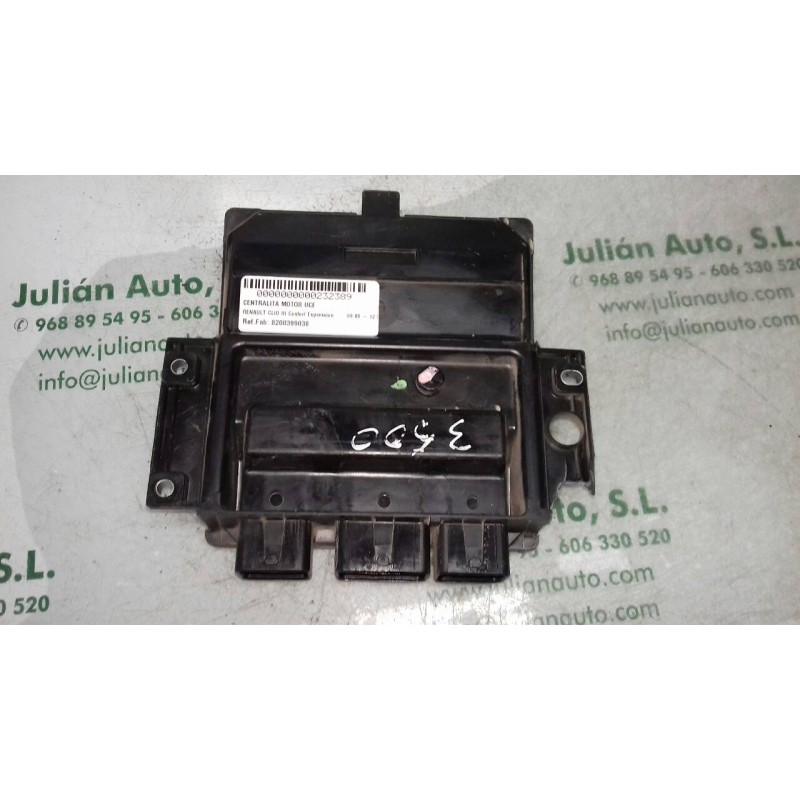 Recambio de centralita motor uce para renault clio iii confort expression referencia OEM IAM 8200399038 R0410B034C DELPHI