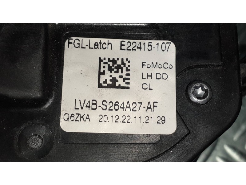 Recambio de cerradura puerta delantera izquierda para ford kuga plug-in hybrid st-line referencia OEM IAM LV4BS264A27AF Q6ZKA E2
