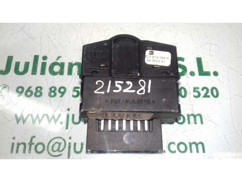 Recambio de interruptor para seat ibiza (6l1) signo referencia OEM IAM 6L0919094A 7 PINES REGULADOR LUCES