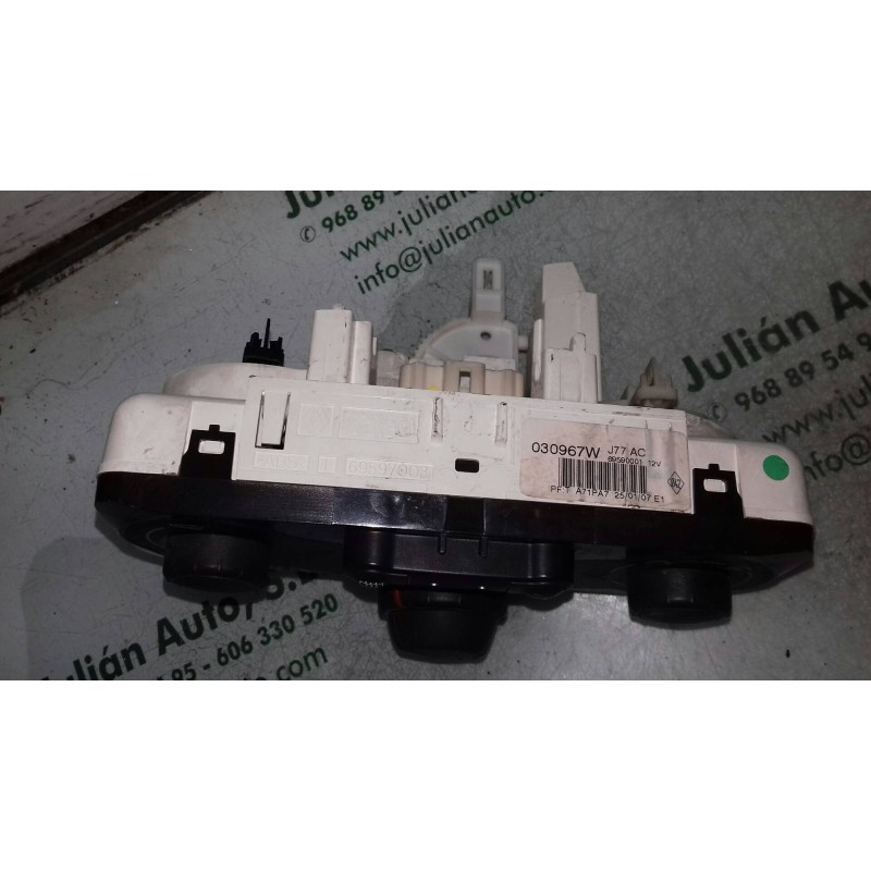 Recambio de mando calefaccion / aire acondicionado para renault clio iii confort expression referencia OEM IAM 69590001 69597003