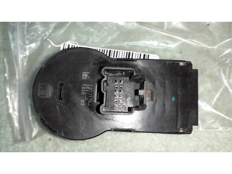 Recambio de mando luces para chevrolet orlando lt+ referencia OEM IAM 13301752 CONECTOR 9 PINES ANTINIEBLAS